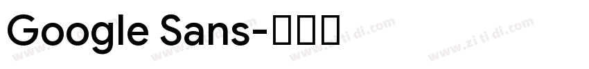 Google Sans字体转换
